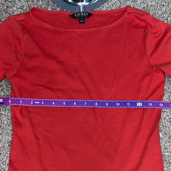 Lauren: Ralph Lauren - Bell Sleeve Cotton Blouse - Picture 2 of 9